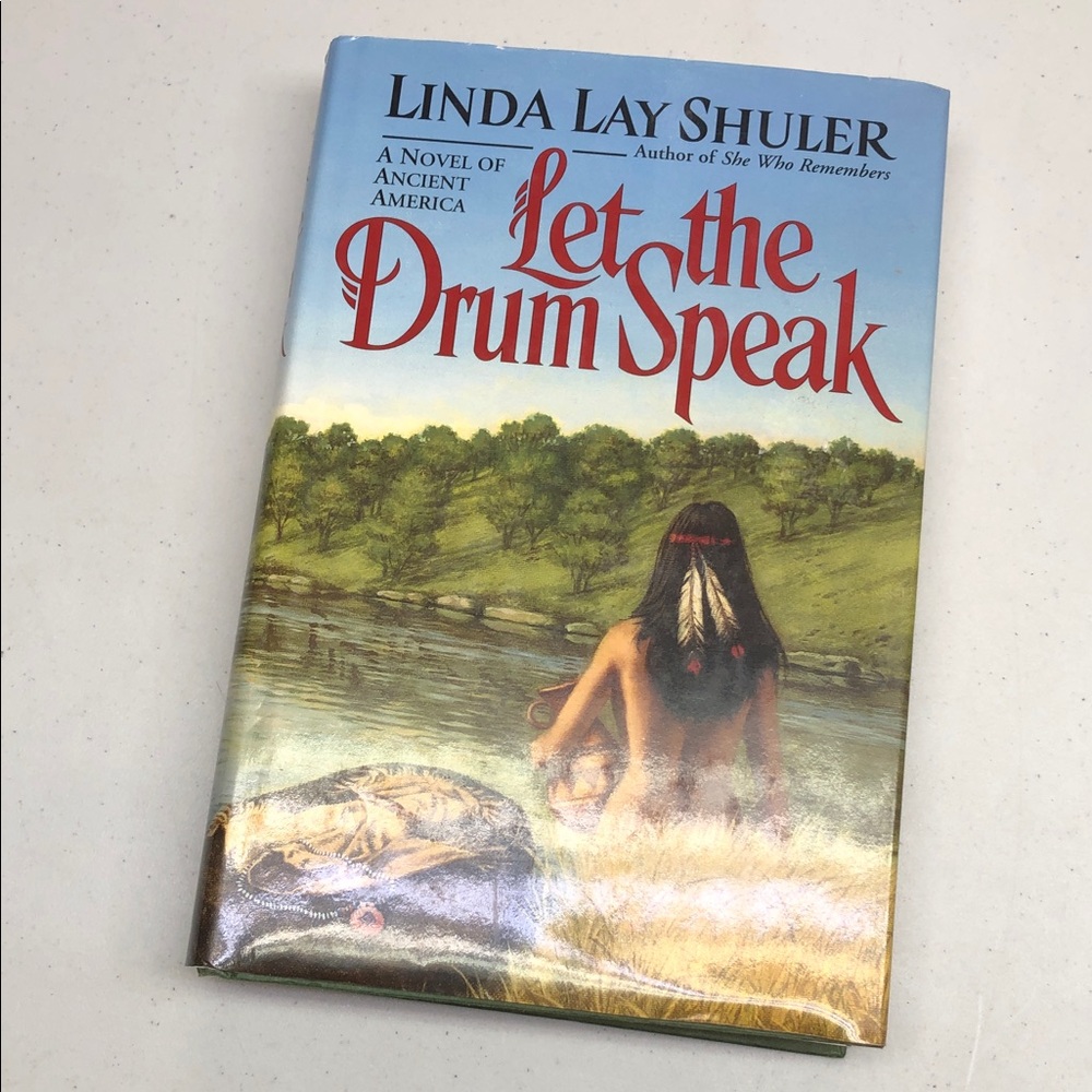 Let the Drum Speak by Linda Lay Shuler First Edition Hardcover Book ⭐️